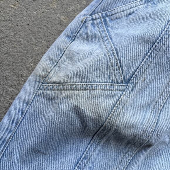 Deadstock 90s Dockers Jeans 30x32 Pleated Denim Levi’s Baggy Acid Wash Vintage - Picture 4 of 15